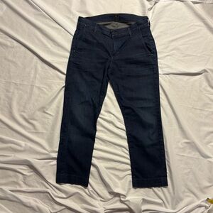 Citizens of Humanity | Women's Taylor Cropped Cuffed Crop Darkwash Jeans Sz 28